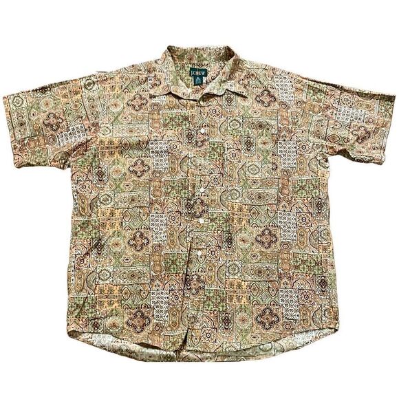 J.Crew Other - J. Crew mens bandana print short sleeve button down xl